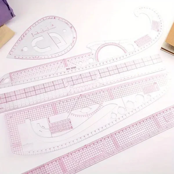Ensemble 6 Pcs Règle Couture – Image 9