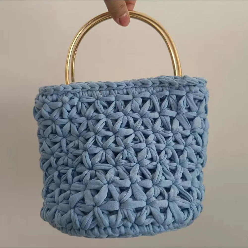 2 Pcs Poignée de sac en métal en forme D – Image 2