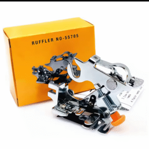 Pied de biche plissé pour machine portatif